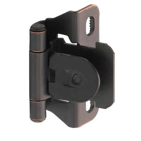 Hd A08715 ORB Amerock Single Demountable Partial Wrap Hinge 0.25 in. Overlay; Oil Rubbed Bronze A08715 ORB